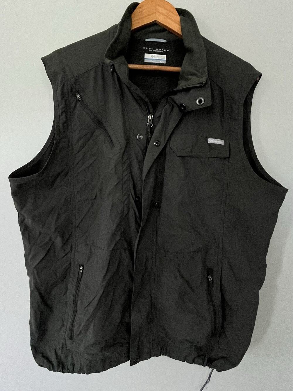 Columbia Silver Ridge Utility Vest — Men's XL — Olive Drab